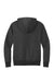 District DT1101 Mens Perfect Weight Fleece Hooded Sweatshirt Hoodie w/ Pouch Pocket Charcoal Grey Flat Back