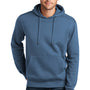District Mens Perfect Weight Fleece Hooded Sweatshirt Hoodie w/ Pouch Pocket - Maritime Blue - Closeout