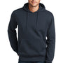 District Mens Perfect Weight Fleece Hooded Sweatshirt Hoodie w/ Pouch Pocket - New Navy Blue