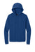 District DT1300 Mens Perfect Tri Fleece Hooded Sweatshirt Hoodie w/ Pouch Pocket Deep Royal Blue Flat Front