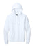 District DT1300 Mens Perfect Tri Fleece Hooded Sweatshirt Hoodie w/ Pouch Pocket White Flat Front