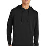 District Mens Perfect Tri Fleece Hooded Sweatshirt Hoodie w/ Pouch Pocket - Black