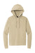 District DT1300 Mens Perfect Tri Fleece Hooded Sweatshirt Hoodie w/ Pouch Pocket Heather Desert Tan Flat Front