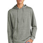 District Mens Perfect Tri Fleece Hooded Sweatshirt Hoodie w/ Pouch Pocket - Grey Frost