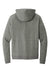 District DT1300 Mens Perfect Tri Fleece Hooded Sweatshirt Hoodie w/ Pouch Pocket Heather Charcoal Grey Flat Back