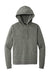 District DT1300 Mens Perfect Tri Fleece Hooded Sweatshirt Hoodie w/ Pouch Pocket Heather Charcoal Grey Flat Front