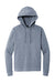 District DT1300 Mens Perfect Tri Fleece Hooded Sweatshirt Hoodie w/ Pouch Pocket Navy Blue Frost Flat Front