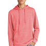 District Mens Perfect Tri Fleece Hooded Sweatshirt Hoodie w/ Pouch Pocket - Red Frost