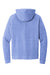 District DT1300 Mens Perfect Tri Fleece Hooded Sweatshirt Hoodie w/ Pouch Pocket Royal Blue Frost Flat Back