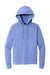 District DT1300 Mens Perfect Tri Fleece Hooded Sweatshirt Hoodie w/ Pouch Pocket Royal Blue Frost Flat Front