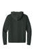 District DT1302 Mens Perfect Tri Fleece Full Zip Hooded Sweatshirt Hoodie w/ Pockets Deepest Grey Flat Back