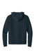 District DT1302 Mens Perfect Tri Fleece Full Zip Hooded Sweatshirt Hoodie w/ Pockets New Navy Blue Flat Back