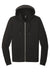 District DT1302 Mens Perfect Tri Fleece Full Zip Hooded Sweatshirt Hoodie w/ Pockets Black Flat Front