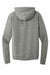 District DT1302 Mens Perfect Tri Fleece Full Zip Hooded Sweatshirt Hoodie w/ Pockets Heather Charcoal Grey Flat Back