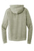 District DT1302 Mens Perfect Tri Fleece Full Zip Hooded Sweatshirt Hoodie w/ Pockets Military Green Frost Flat Back