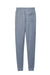 District DT1307 Mens Perfect Tri Fleece Jogger Sweatpants w/ Pockets Navy Blue Frost Flat Back