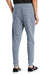 District DT1307 Mens Perfect Tri Fleece Jogger Sweatpants w/ Pockets Navy Blue Frost Model Back