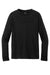 District DT132Y Youth Perfect Tri Long Sleeve Crewneck T-Shirt Black Flat Front