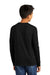 District DT132Y Youth Perfect Tri Long Sleeve Crewneck T-Shirt Black Model Back