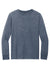 District DT132Y Youth Perfect Tri Long Sleeve Crewneck T-Shirt Navy Blue Frost Flat Front