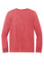 District DT132Y Youth Perfect Tri Long Sleeve Crewneck T-Shirt Red Frost Flat Back