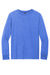 District DT132Y Youth Perfect Tri Long Sleeve Crewneck T-Shirt Royal Blue Frost Flat Front