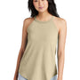 District Womens Perfect Tri Rocker Tank Top - Heather Desert Tan