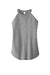 District DT137L Womens Perfect Tri Rocker Tank Top Grey Frost Flat Front