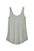 District DT151 Womens Perfect Tri Relaxed Tank Top Heather Grey Flat Front