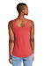 District DT151 Womens Perfect Tri Relaxed Tank Top Red Frost Model Back