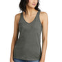 District Womens Perfect Blend CVC V-Neck Tank Top - Heather Charcoal Grey