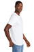 District DT184 Mens Perfect Weight CVC Short Sleeve Crewneck T-Shirt Bright White Model Side