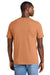 District DT184 Mens Perfect Weight CVC Short Sleeve Crewneck T-Shirt Heather Sienna Model Back
