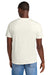District DT184 Mens Perfect Weight CVC Short Sleeve Crewneck T-Shirt White Onyx Model Back