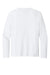 District DT185 Mens Perfect Weight CVC Long Sleeve Crewneck T-Shirt Bright White Flat Back