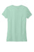 District DT188 Womens Perfect Weight CVC Short Sleeve Crewneck T-Shirt Frosted Mint Green Flat Back