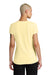 District DT188 Womens Perfect Weight CVC Short Sleeve Crewneck T-Shirt Soft Yellow Model Back