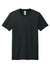 District DT2101 Mens District Wash Short Sleeve Crewneck T-Shirt Black Flat Front