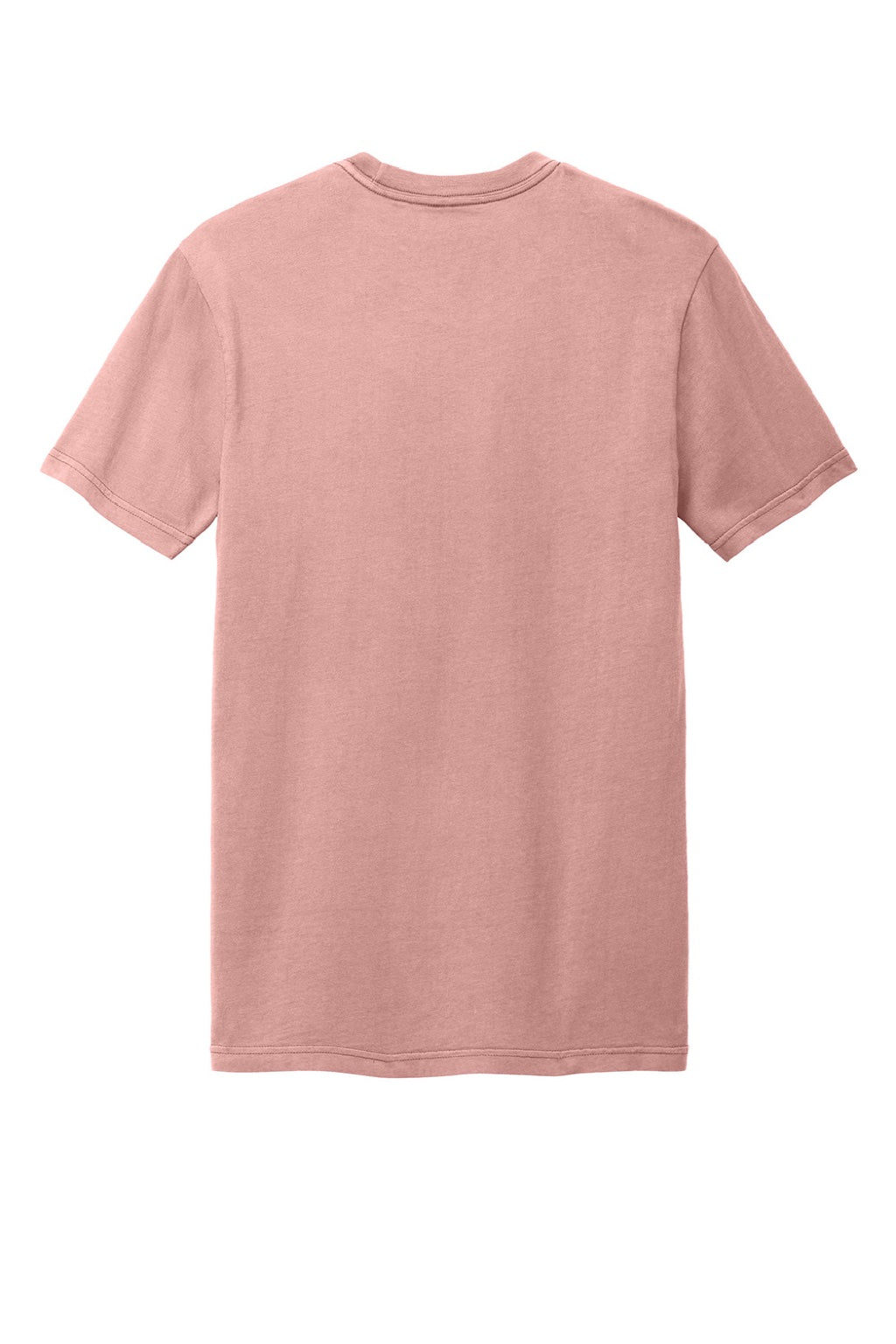 District DT2101 Mens District Wash Short Sleeve Crewneck T-Shirt Cactus Rose Pink Flat Back