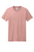 District DT2101 Mens District Wash Short Sleeve Crewneck T-Shirt Cactus Rose Pink Flat Front