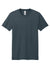 District DT2101 Mens District Wash Short Sleeve Crewneck T-Shirt Deep Steel Blue Flat Front