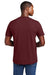 District DT2101 Mens District Wash Short Sleeve Crewneck T-Shirt Garnet Red Model Back