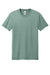 District DT2101 Mens District Wash Short Sleeve Crewneck T-Shirt Sage Green Flat Front