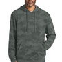 District Mens Camo Fleece Hooded Sweatshirt Hoodie w/ Pouch Pocket - Graphite Grey - NEW