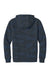 District DT2200C Mens Camo Fleece Hooded Sweatshirt Hoodie w/ Pouch Pocket True Navy Blue Flat Back