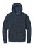 District DT2200C Mens Camo Fleece Hooded Sweatshirt Hoodie w/ Pouch Pocket True Navy Blue Flat Front