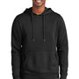 District Mens District Wash Fleece Hooded Sweatshirt Hoodie w/ Pouch Pocket - Black