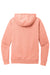 District DT2200 Mens District Wash Fleece Hooded Sweatshirt Hoodie w/ Pouch Pocket Cactus Rose Pink Flat Back