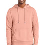 District Mens District Wash Fleece Hooded Sweatshirt Hoodie w/ Pouch Pocket - Cactus Rose Pink