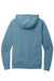 District DT2200 Mens District Wash Fleece Hooded Sweatshirt Hoodie w/ Pouch Pocket Dusk Blue Flat Back